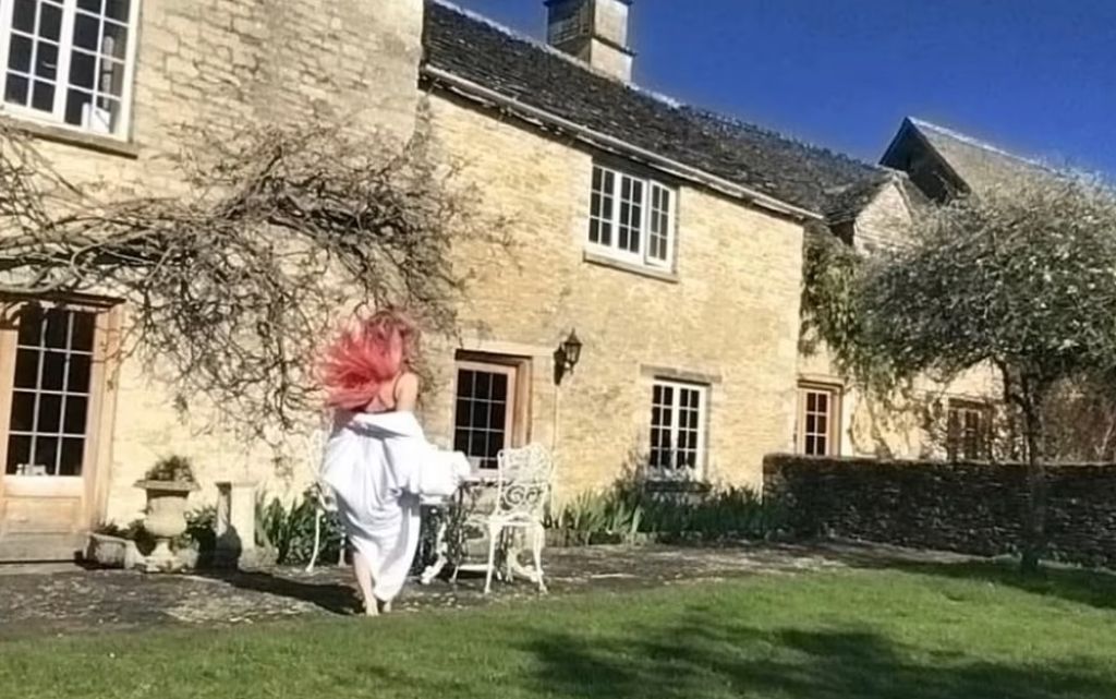 Kate Moss half sister Lottie Moss pictured outside supermodel's Grade II listed Cotswolds home