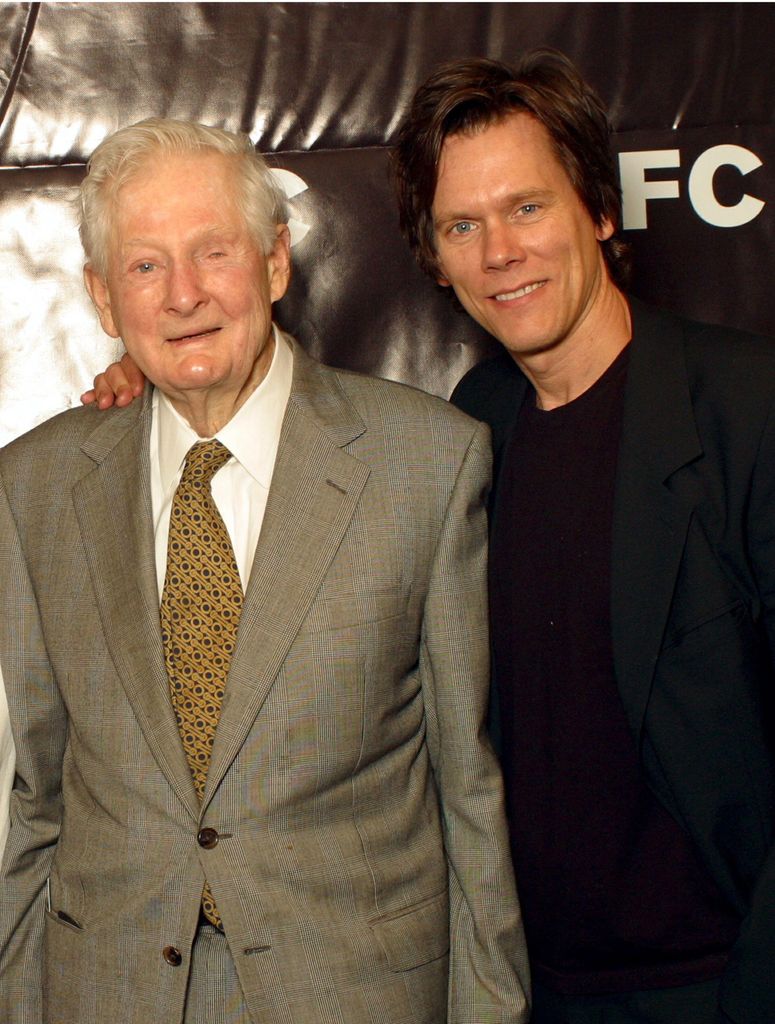 Kevin Bacon and his father Edmund 