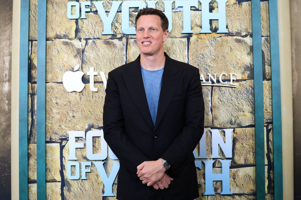 David Ellison attends Apple's "Fountain of Youth" premiere at the American Museum of Natural History in New York on May 19, 2025