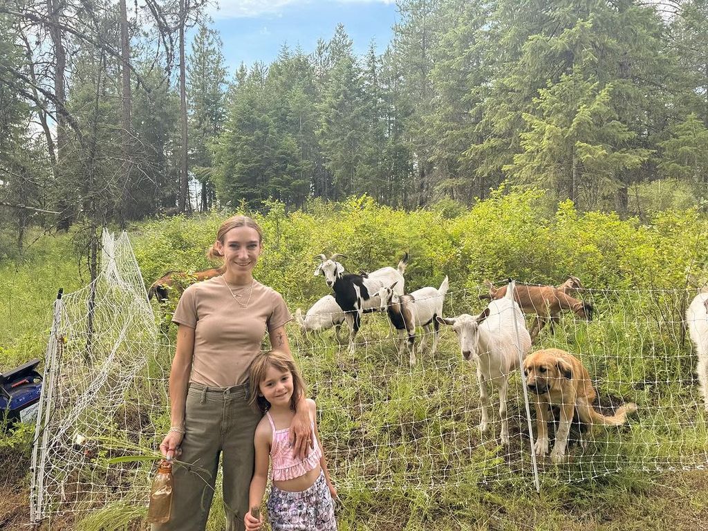 Jack Osbourne's wife and daughter live on a farm in Idaho