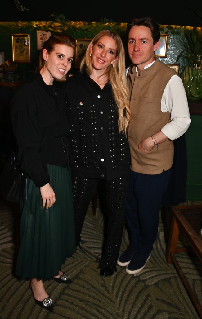Princess Beatrice  with her husband and Ellie Goulding
