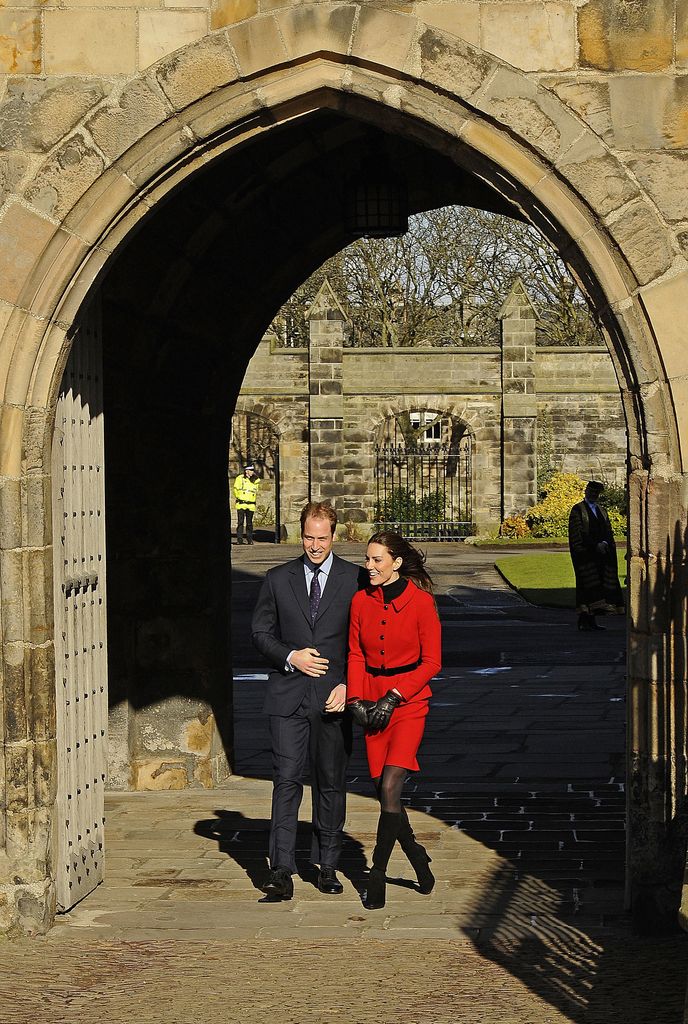William and Kate visit University of St Andrews before their wedding