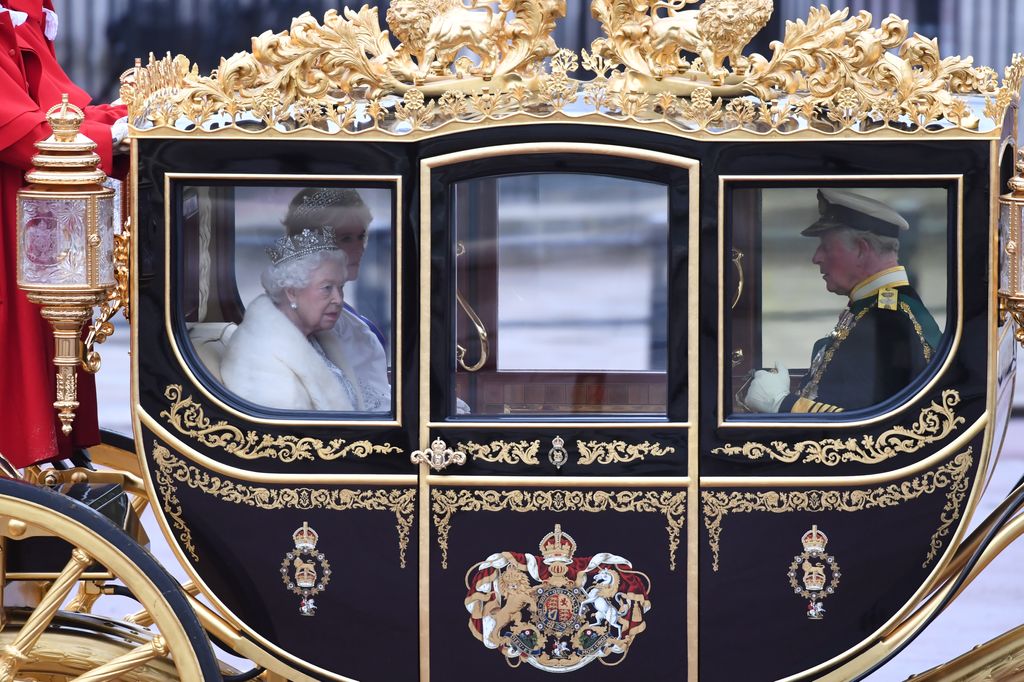 Charles and Camilla travelled in the Diamond Jubilee State Carriage with the late Queen for the State Opening of Parliament in 2019