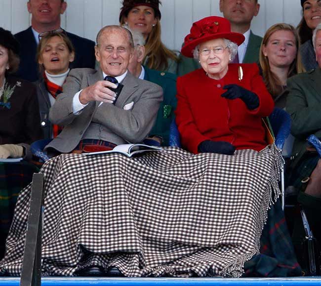 The Queen Prince Philip blankets braemar