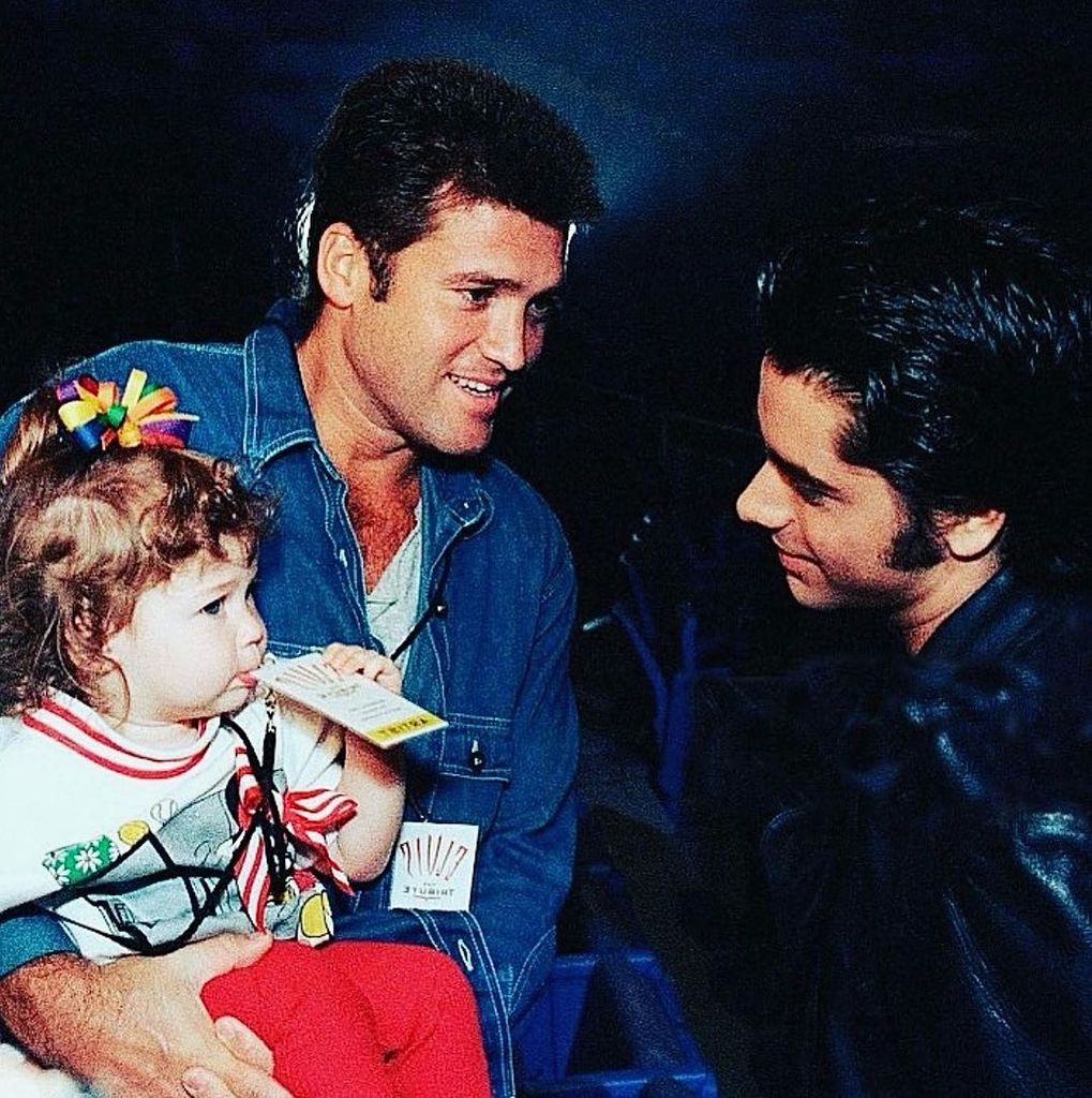 John Stamos shared a photo with a baby Miley and Billy Ray
