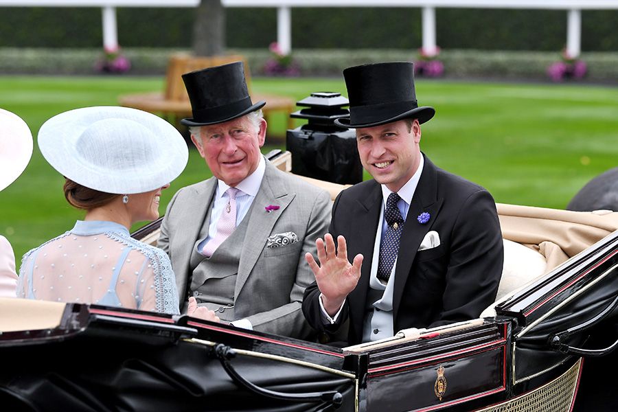 prince charles and prince william at ascot