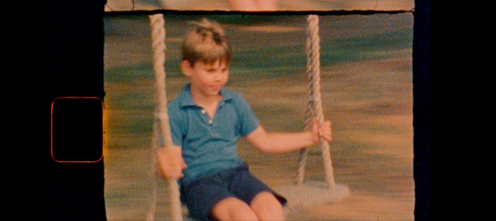 Prince Louis on swing at Anmer Hall