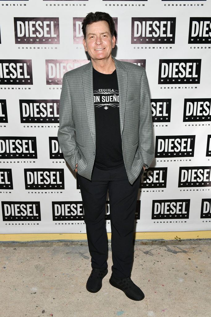 MIAMI, FLORIDA - DECEMBER 04: Charlie Sheen attends as DIESEL celebrates the exclusive launch of DIESEL Wynwood 28, their first residential building, with a DJ set by Amrit at Barter on December 04, 2019 in Miami, Florida. (Photo by Craig Barritt/Getty Images for Diesel)