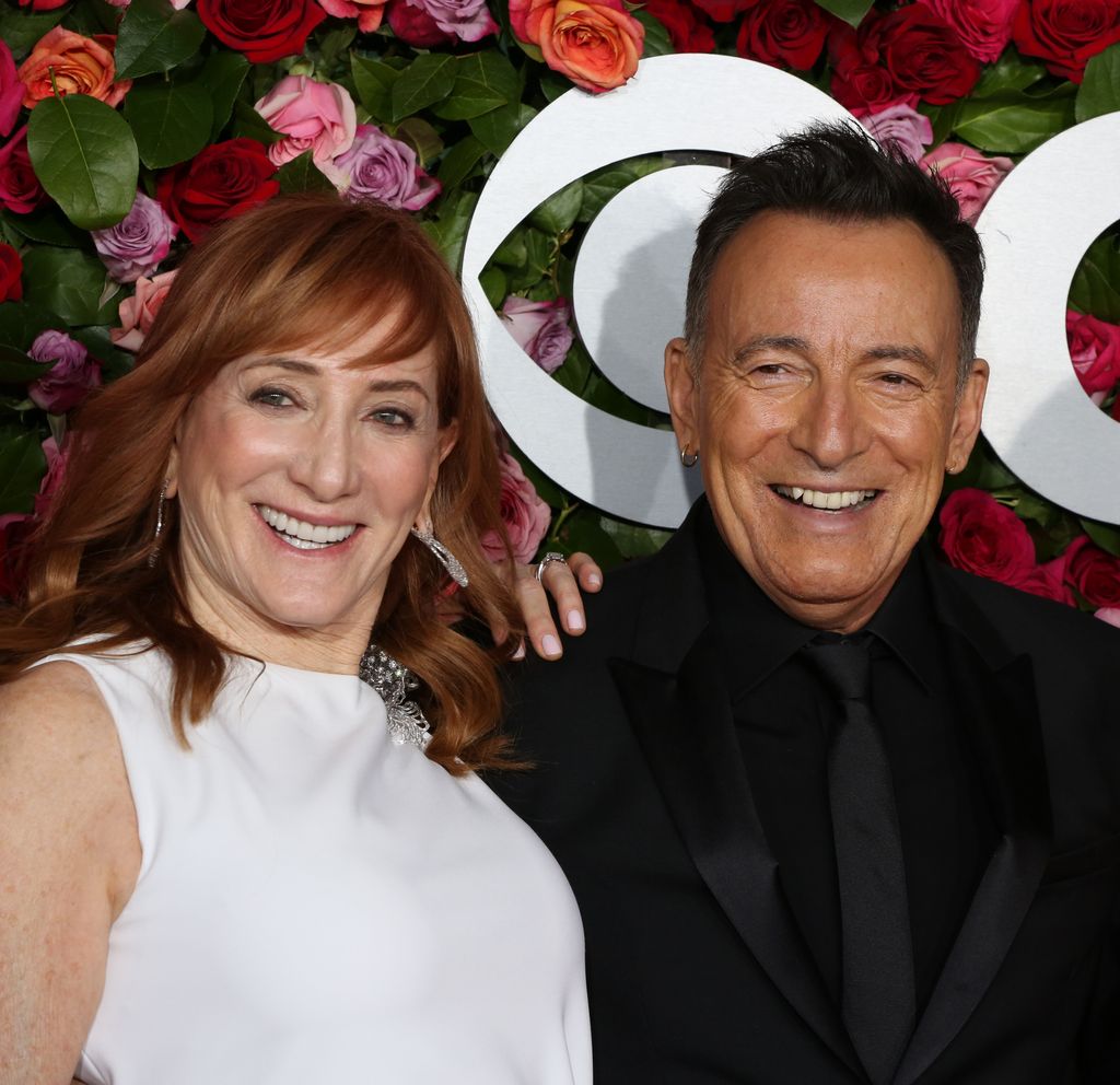 Patti Scialfa and Bruce Springsteen red carpet