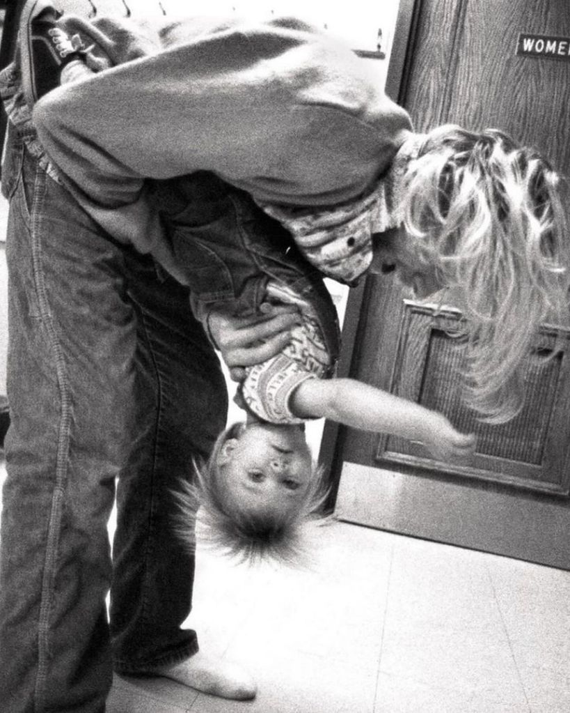 Kurt with his daughter