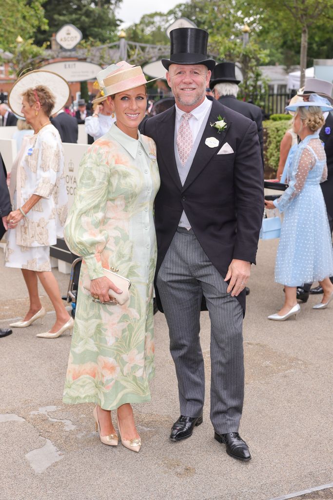  Zara Tindall and Mike Tindall attend day one of Royal Ascot 2023