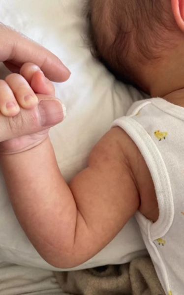 Katie Melua shares snapshot of baby Sandro