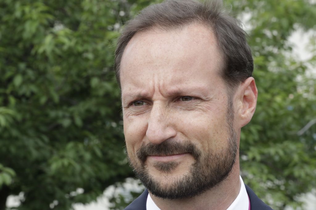 Headshot portrait of Haakon, Crown Prince of Norway, at the United Nations in New York City, New York\