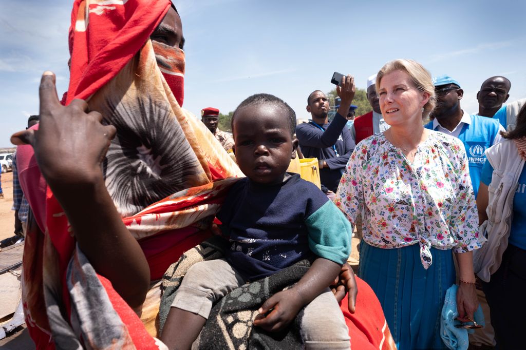 The Duchess listened to heartbreaking accounts from refugees