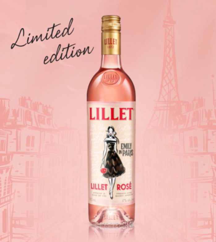 Lillet limited edition Emily in Paris wine