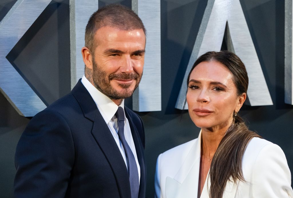 David Beckham and Victoria Beckham visit the premiere of Netflix 'Beckham' in Great Britain in the Curzon Mayfair