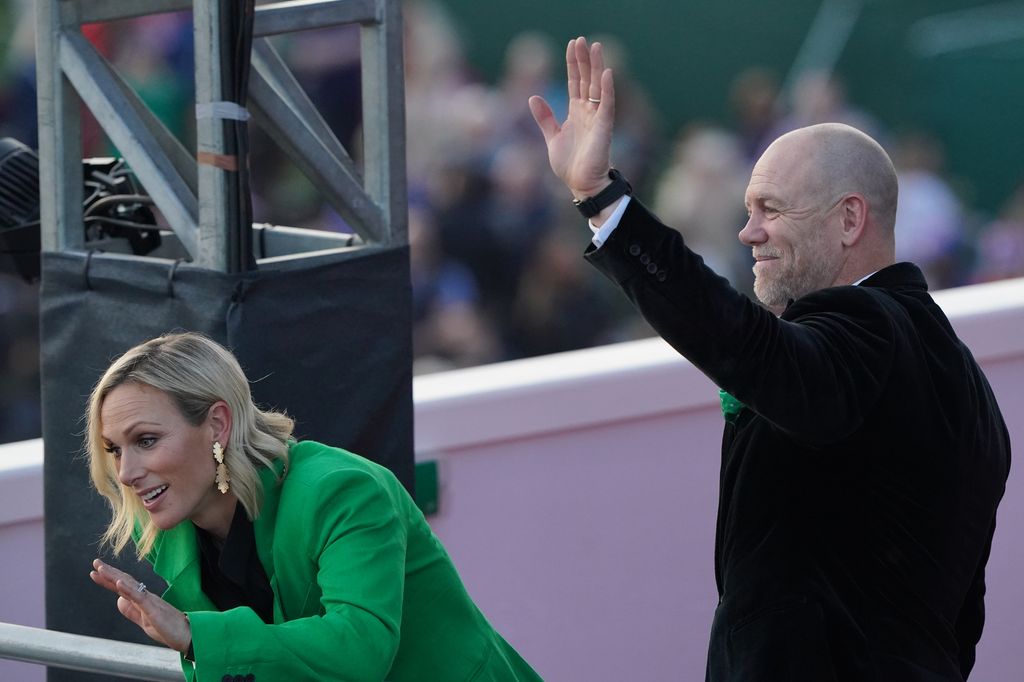 Zara Tindall and husband Mike at the concert