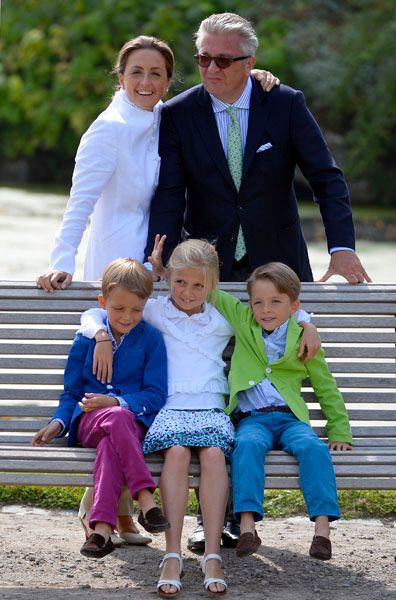Prince Laurent of Belgium and Princess Claire