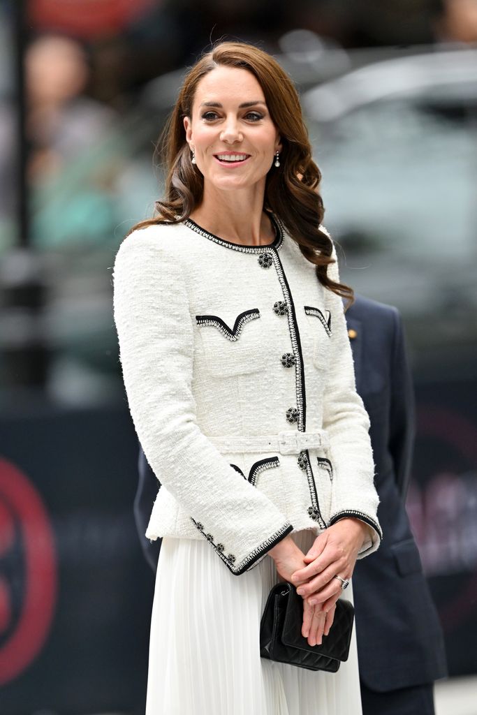 Kate Middleton dazzles in white as she reopens National Portrait Gallery  after major three-year renovation - best photos