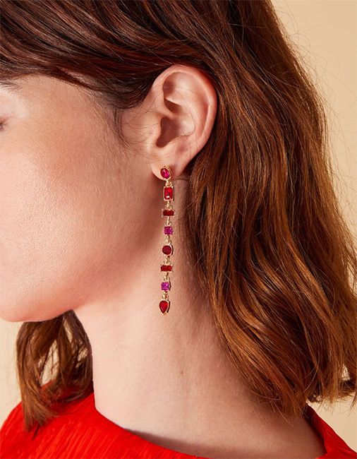 accessorize gem drop earrings