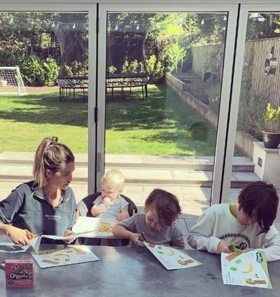 charley webb and kids drawing 