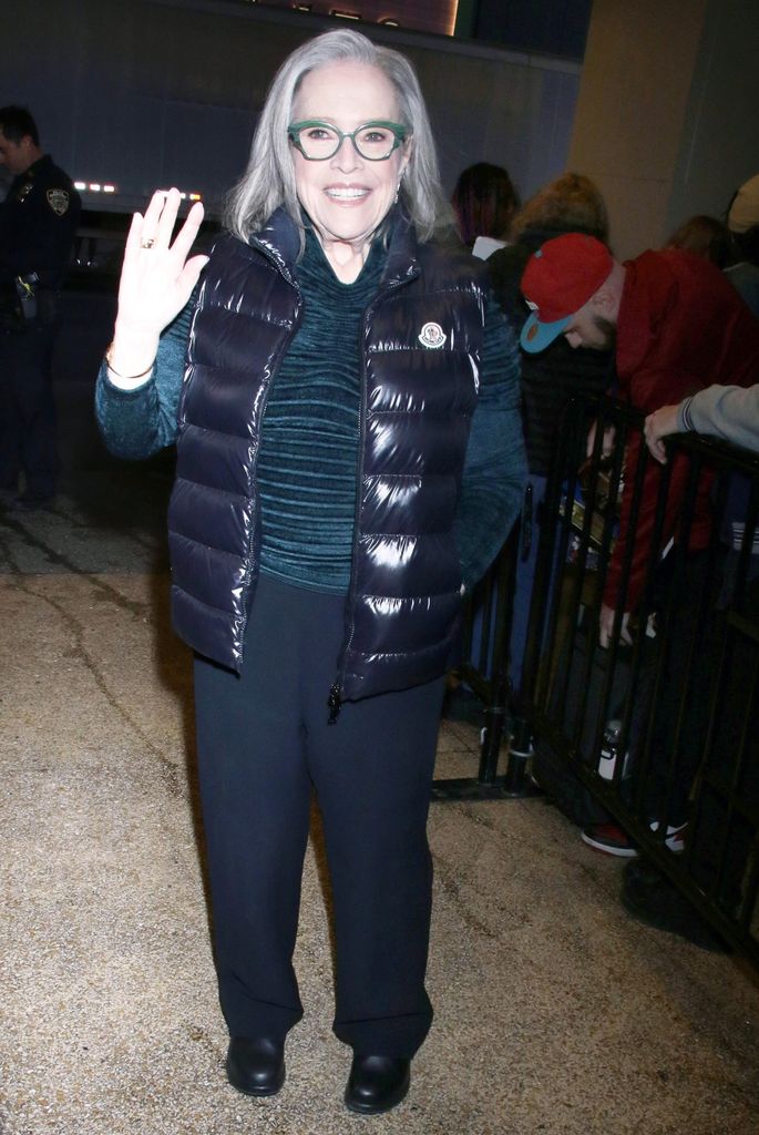 Kathy was unrecognizable when she arrived at the CBS studio on Tuesday