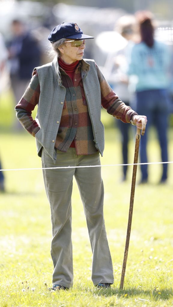 Princess Anne watched her daughter, Zara Tindall at the Cirencester Park Horse Trials 