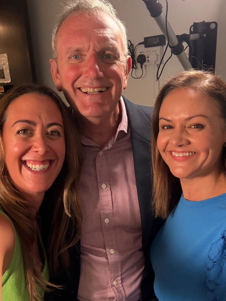 Andrea Caamano and Emily Nash with Valentine Low