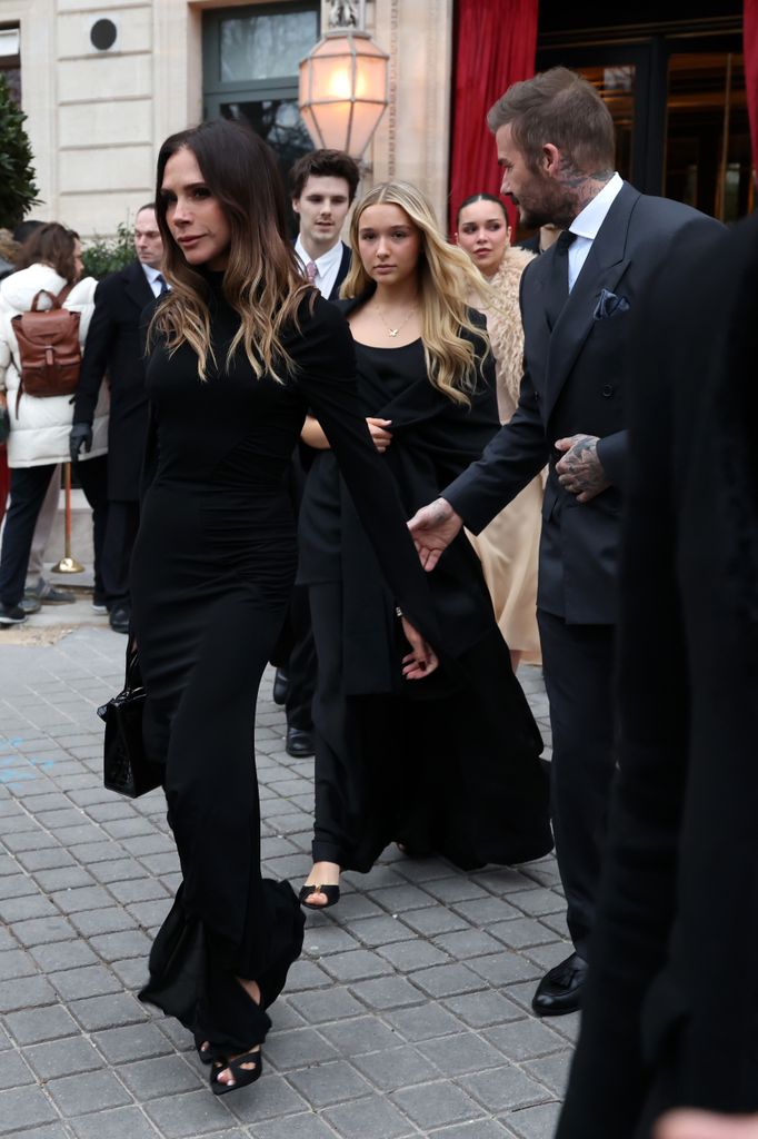 beckham family paris