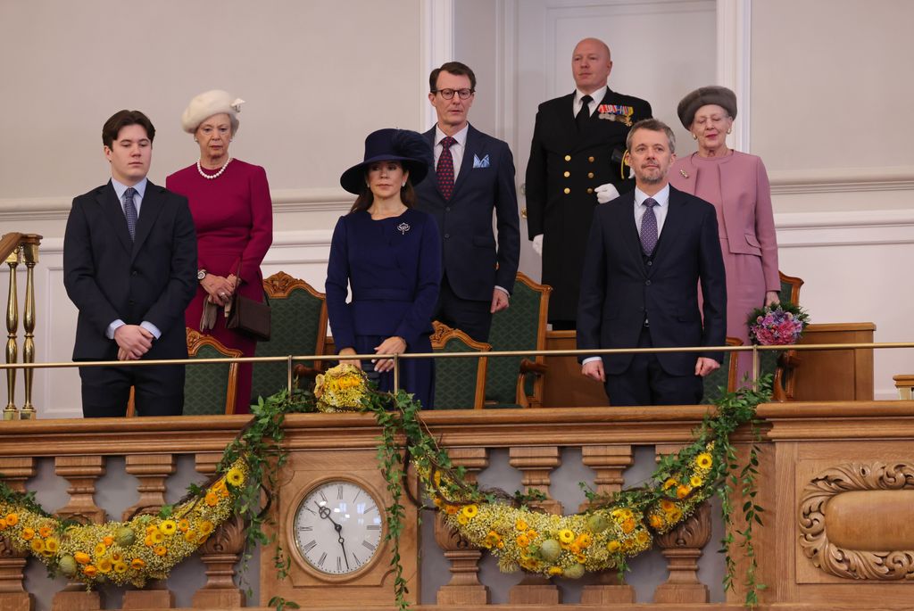 Danish royals in Parliament
