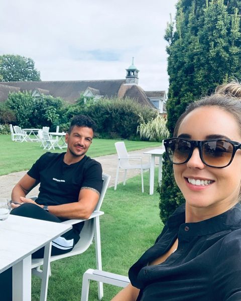 peter andre and wife emily saturday selfie so in love