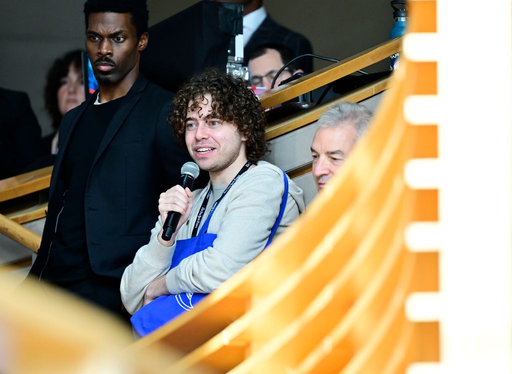 Polymarket CEOShayne Coplan speaks during The New York Times Dealbook Summit 2024 at Jazz at Lincoln Center on December 04, 2024 in New York City