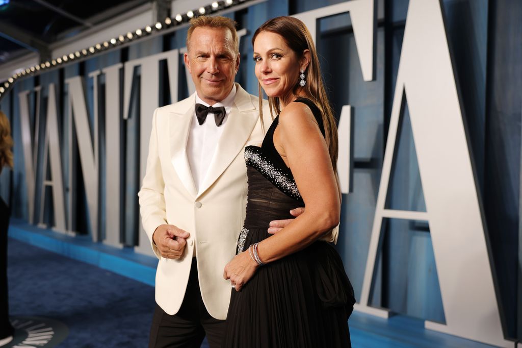  Kevin Costner and Christine on the red carpet in 2022