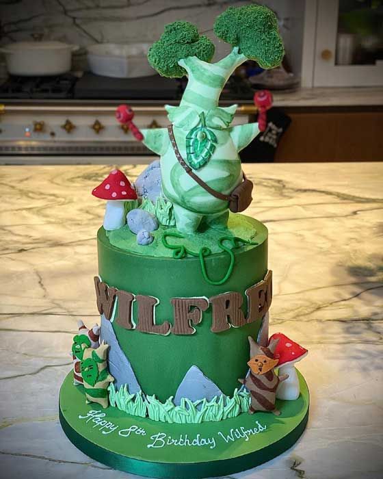 wilfred zelda brithday cake