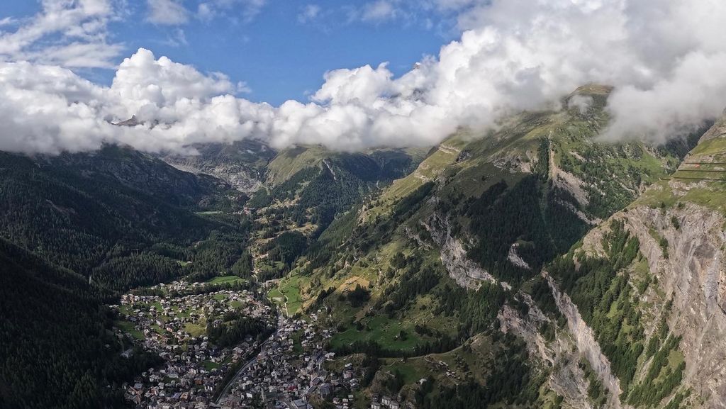Zermatt from the clouds