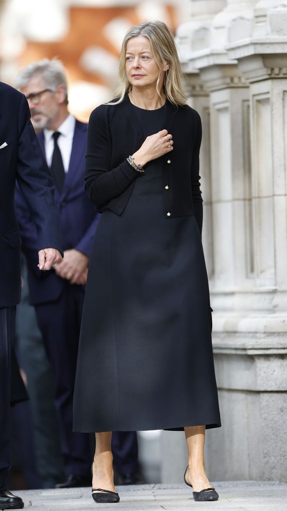 Lady Helen Taylor pictured at Duchess of Kent's funeral