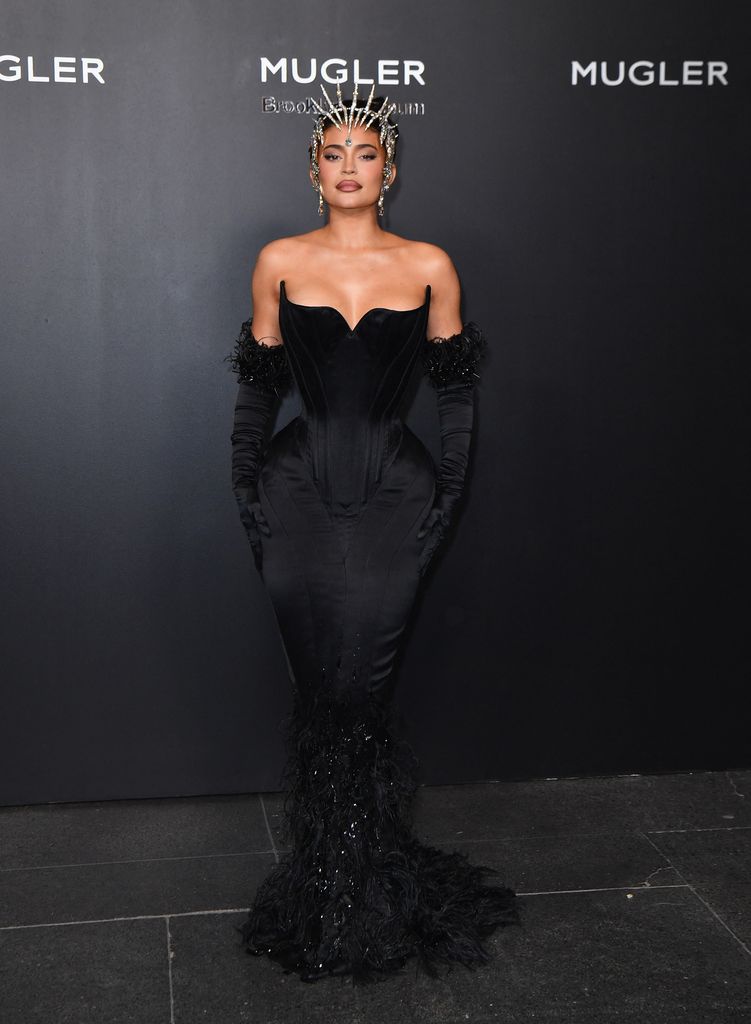 Kylie Jenner at the opening of the Thierry Mugler: Couturissime exhibition at the Brooklyn Museum 