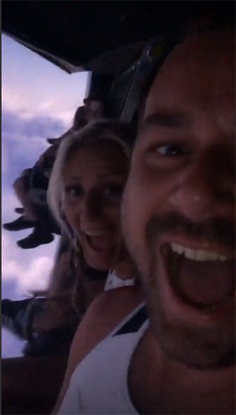 danny dyer on a ride in florida