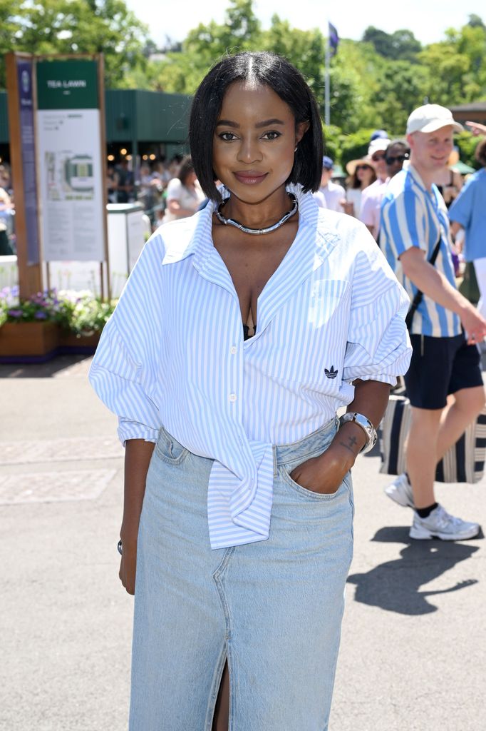 Keisha Buchanan attends day eleven of Wimbledon