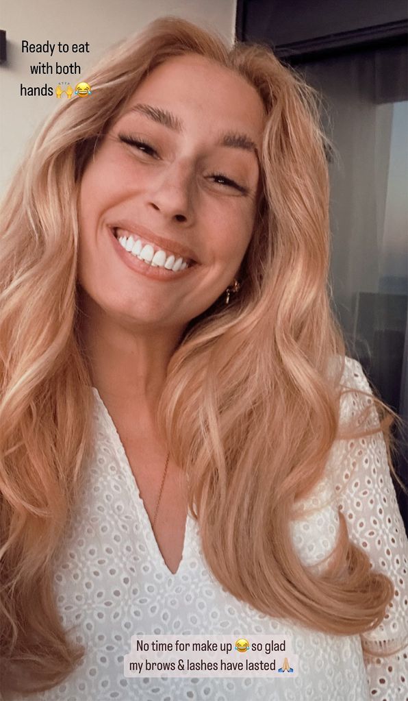 Stacey Solomon selfie