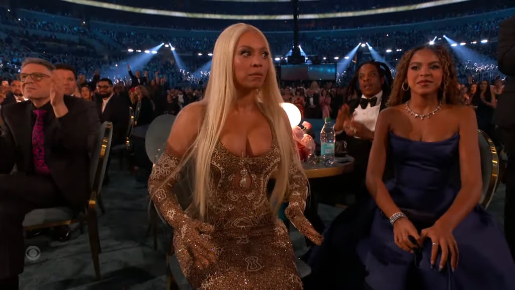 Beyoncé was visibly shocked as she won Country Album of the Year at the 2025 Grammys