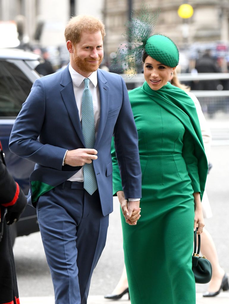 Prince Harry and Meghan Markle walking hand in hand