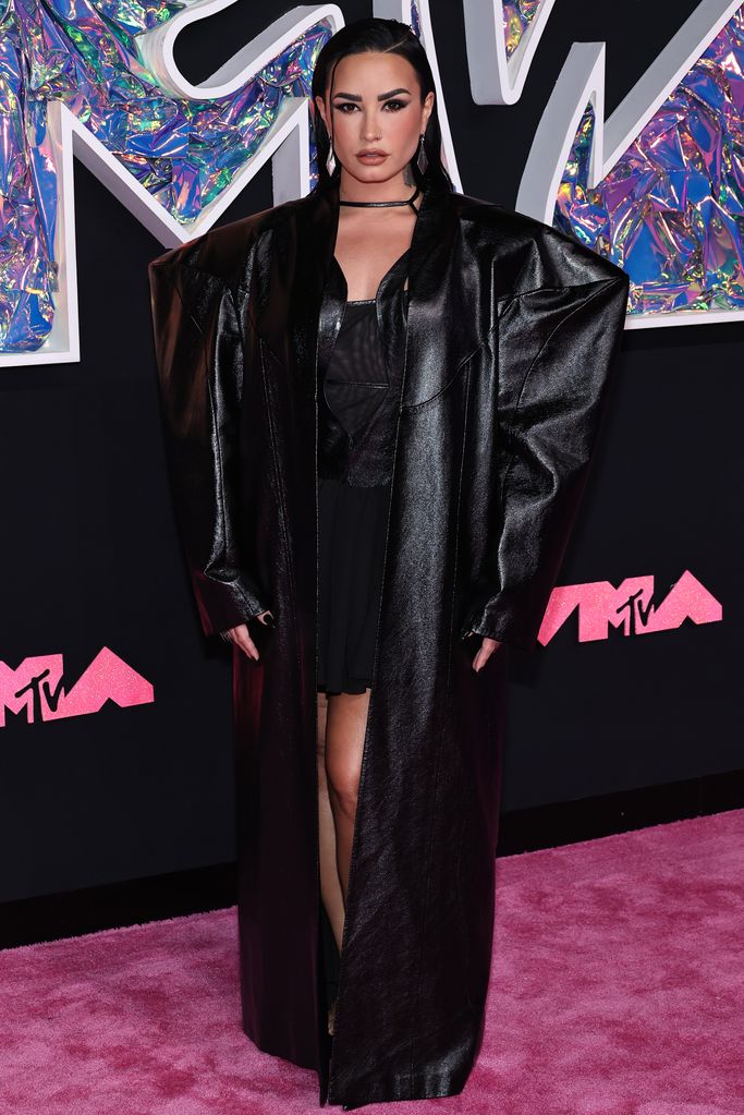 Demi Lovato attends the 2023 MTV Video Music Awards at the Prudential Center on September 12, 2023 