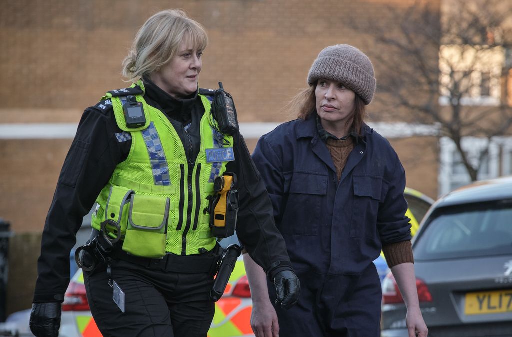 Sarah Lancashire and Susan Lynch as Catherine and Alison in Happy Valley