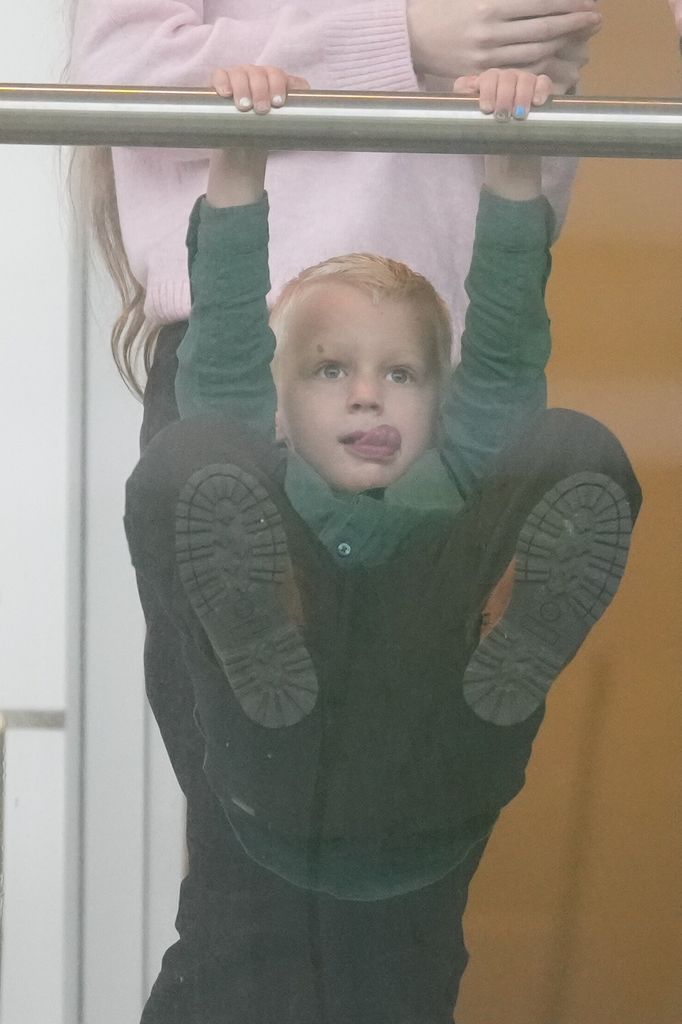 Lucas Tindall having fun at the races