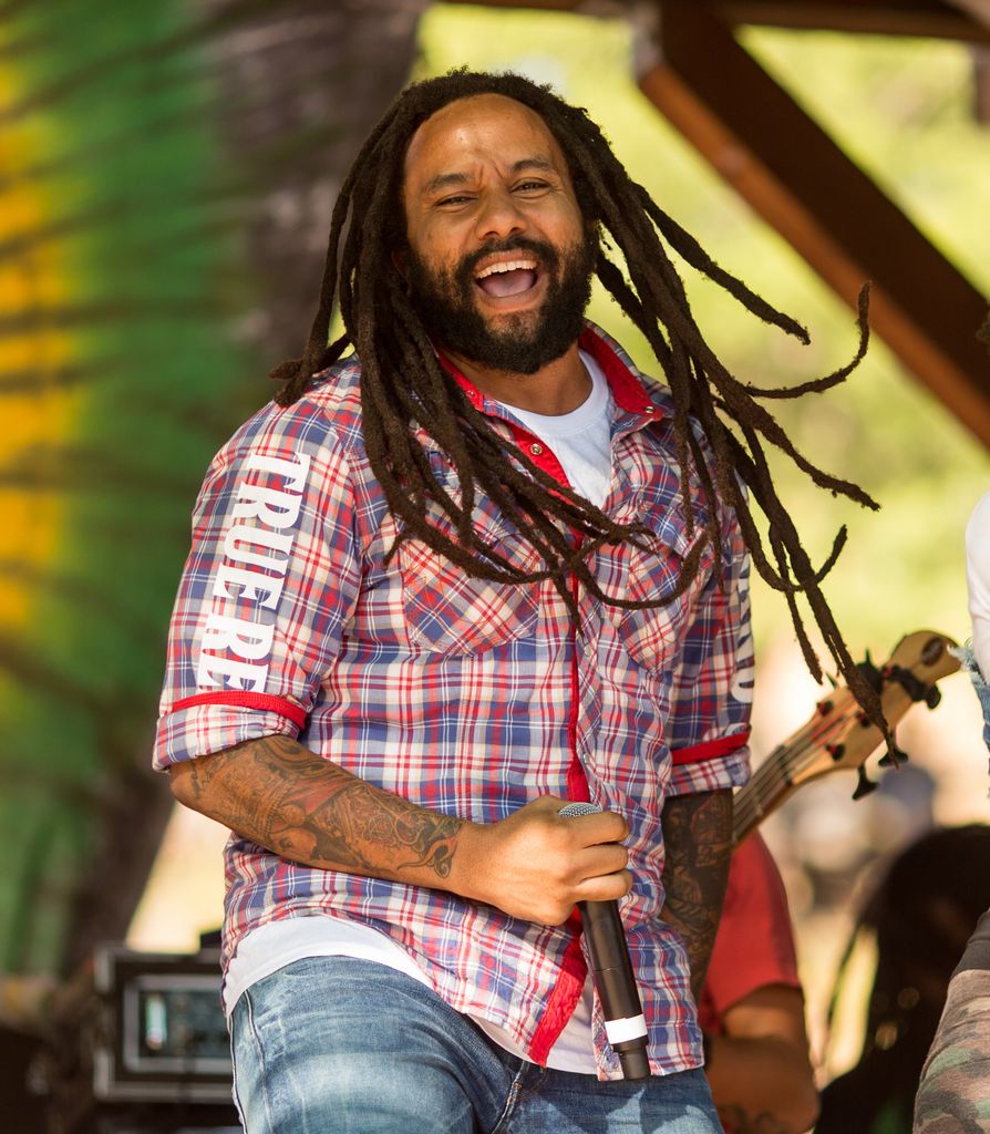 TOPANGA, CA - JULY 26:  Ky-Mani Marley performs during Reggae On The Mountain 2015 on July 26, 2015 in Topanga, California.  (Photo by Christopher Polk/Getty Images)