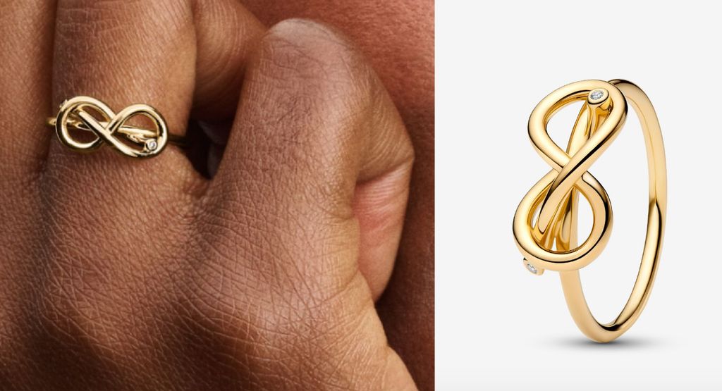 Pandora Infinity Knot Ring