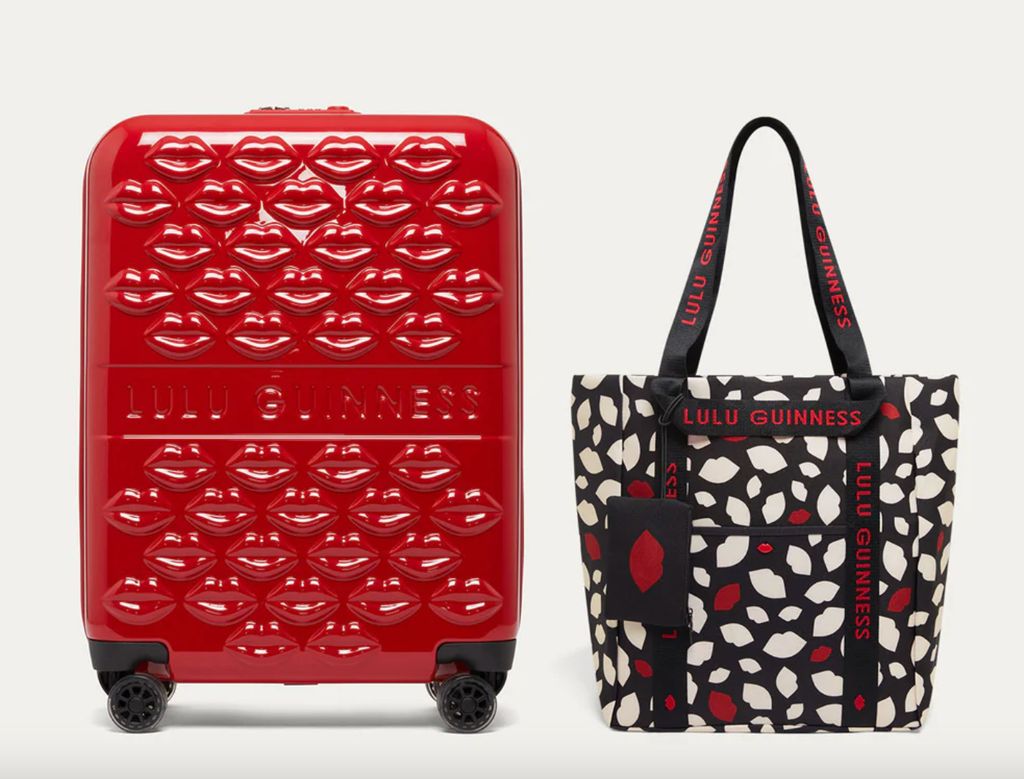 Lulu Guinness Red Lips and Kisses Travel Set
