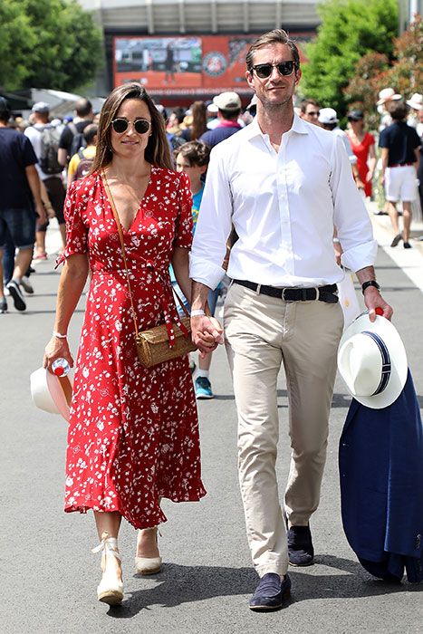 pippa middleton baby bump french open