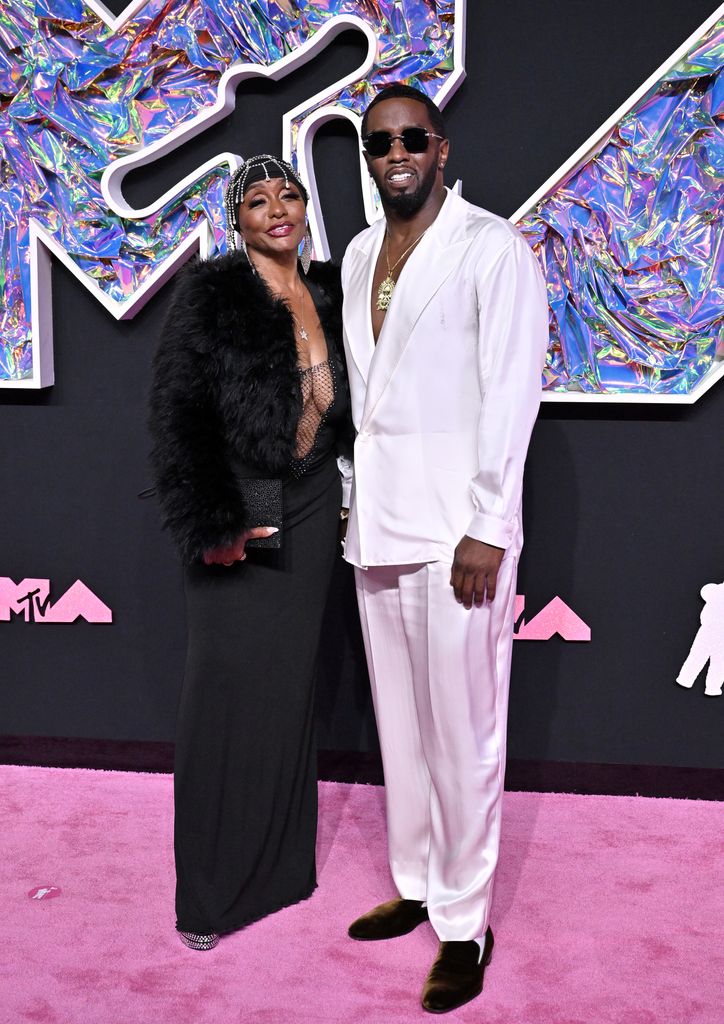 Janice Combs and Diddy attend the 2023 MTV Video Music Awards